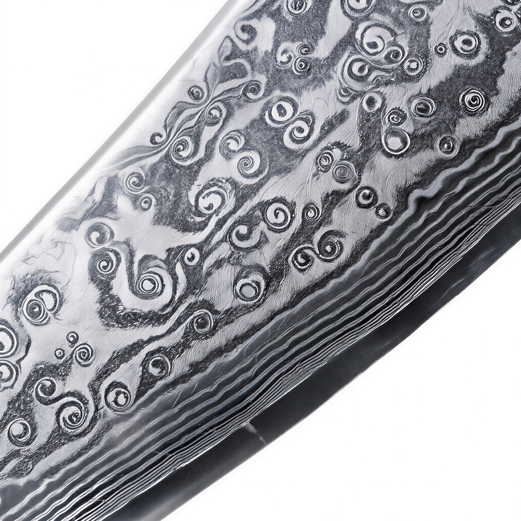 Couteau japonais de chef Ipso Kuro – Lame 205 mm acier Damas 67 couches – Manche G10