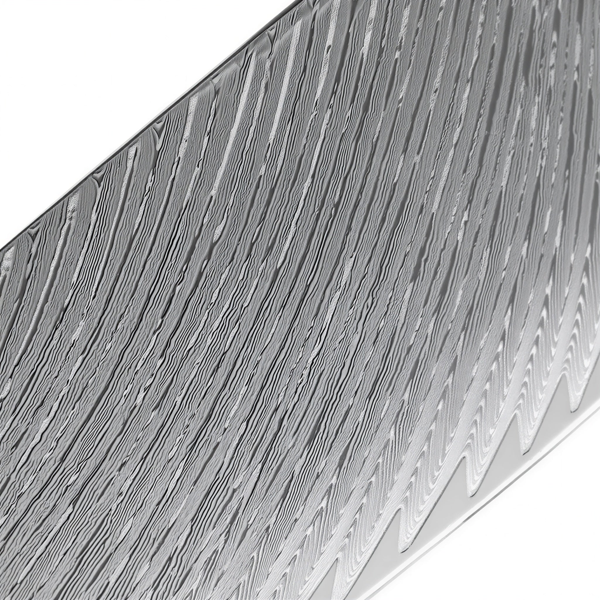 Couperet de cuisine japonais 7 pouces Ipso Shiro – Lame acier Damas 67 couches VG10 – Manche résine marbrée renforcée